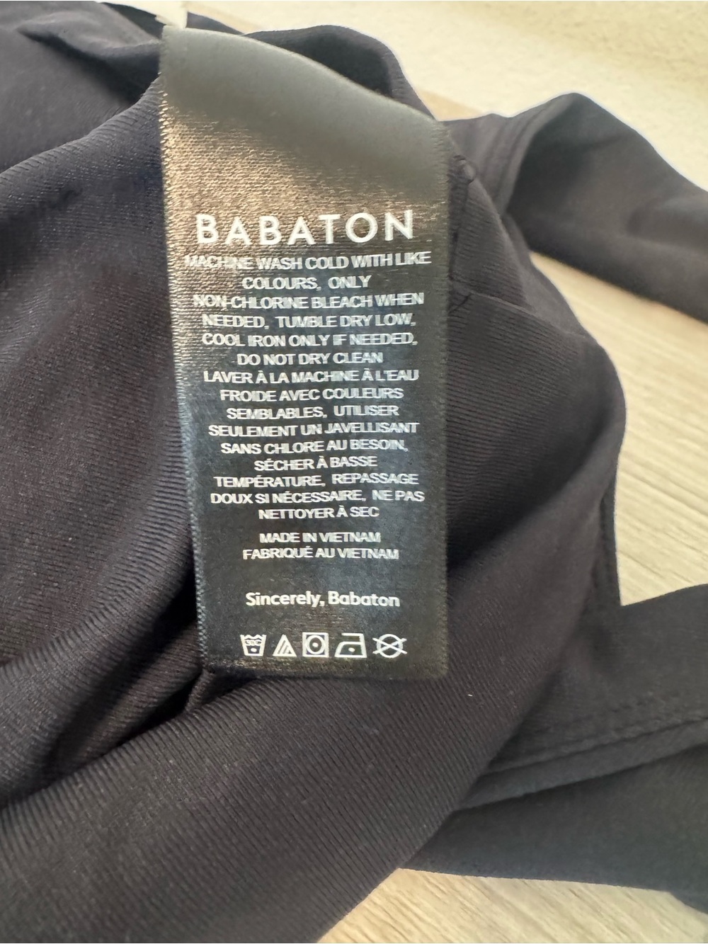 Aritzia Babaton Contour V-Neck Mini Dress Bodycon LBD Sexy Club Stretch Large - Picture 10 of 11